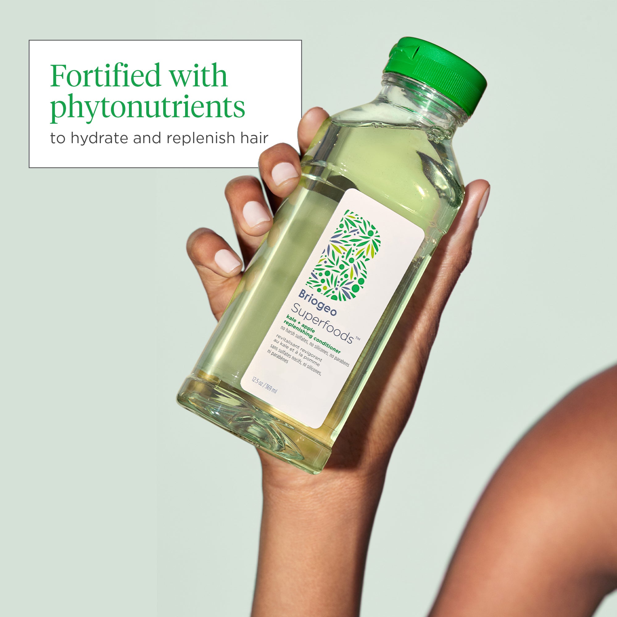 Superfoods Matcha + Apple Replenishing Superfood Shampoo - Briogeo