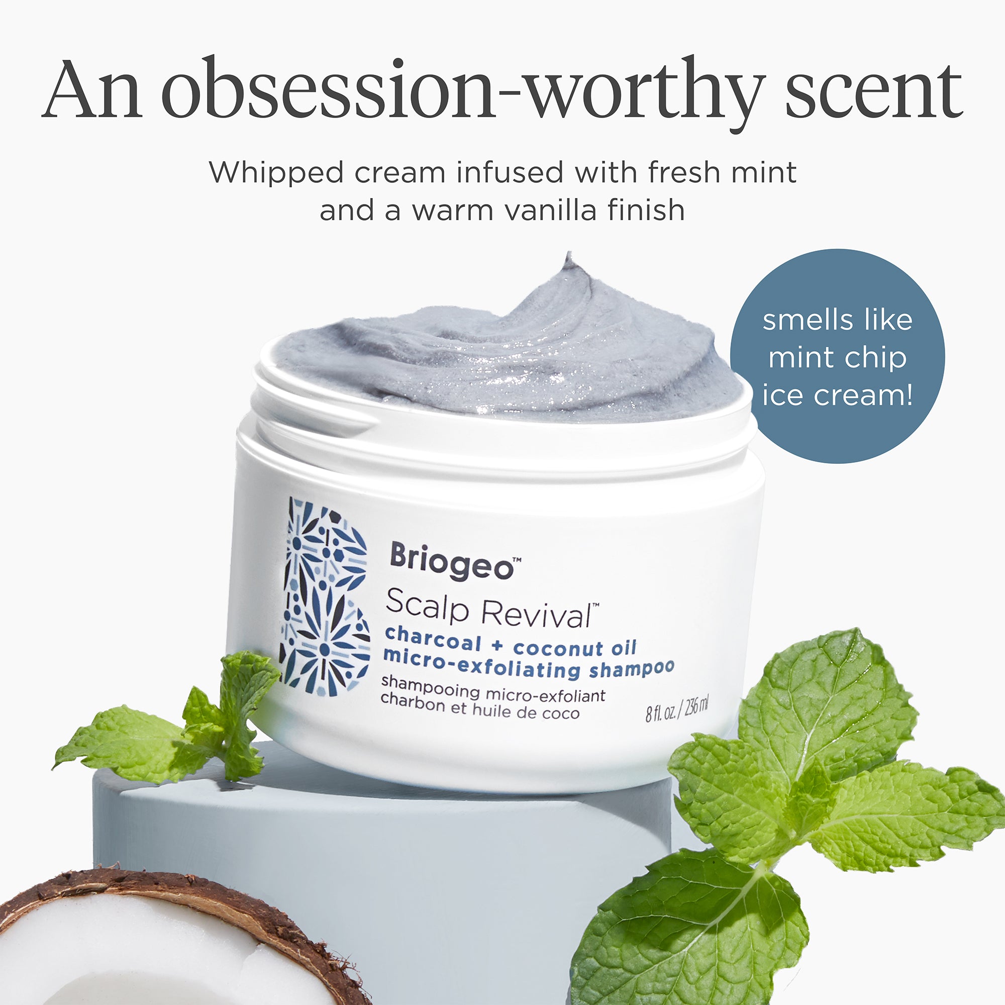 Scalp Revival™ Charcoal + Coconut Oil Micro-Exfoliating Shampoo 2 oz - Briogeo