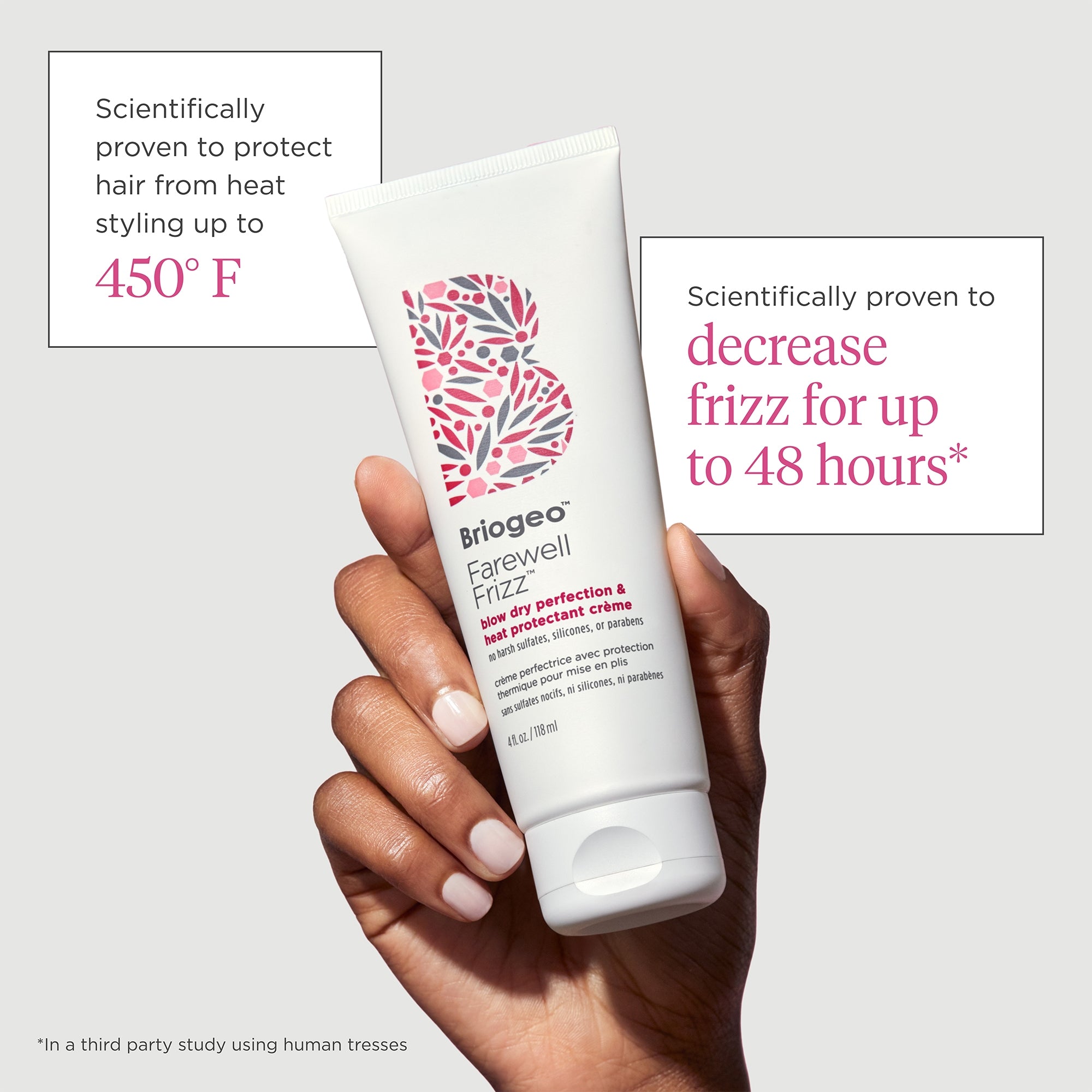 Farewell Frizz Blow Dry Perfection & Heat Protectant Crème - Briogeo